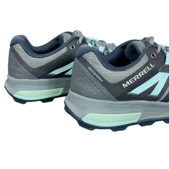 Merrell Zion FST Hiking Shoes Gray Blue Women’s 8  Waterproof Walking Outdoors - Picture 6 of 11